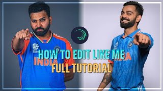“How To Edit Cricket Shots Like Me" On Dimand @PR_edix #HowToEditLikeMe