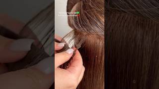 How to remove tape in weft #tapeins #permanenthairremove #permanenthairextensions #tapeinweft