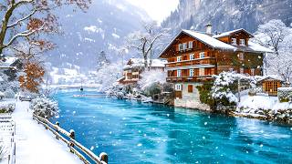 Interlaken Switzerland Covered in SNOW ❄️ Switzerland 4K 🇨🇭