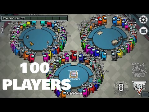 AMONG US, but with 100 PLAYERS