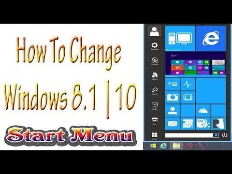 How To Change and Beautiful Start Menu For Windows 8.1, 10 (How To Repack)