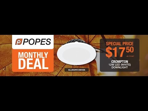 Crompton Downlight March Deal