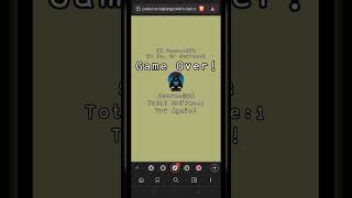 Simple Coders Run Game using Kaboomjs #javascript #shorts #kaboom #games