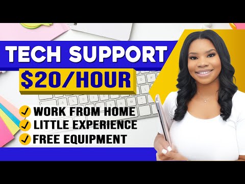 Earn $20/Hour Helping People with Tech! Remote Job (Free Equipment + Training)