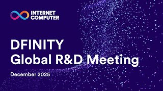 Internet Computer Global R&D December 2025  |  Metrics, Protocol, Caffeine AI, xFusion Demo