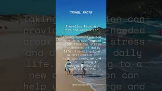 Travel Fact #4. Who needs a vacation? ☀️ #psychologyfacts #travelfacts