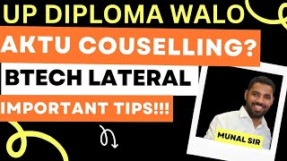 AKTU LEETBTECH LATERAL ENTRY CHOICE FILLING KAB START HOGI?  MMMUT LEET/HBTU IMP. MESSAGE FOR ALL!!