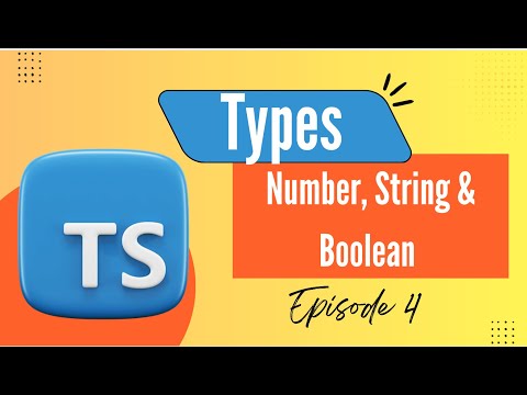 EP-04:  Number, String, Boolean Types Explained | TypeScript Bangla Tutorial | TypeScript Data Types