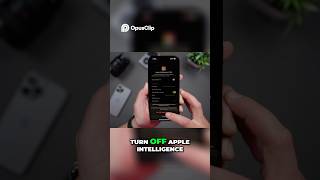 How to Disable Apple Intelligence #AppleIntelligence #iOS18 #iPhoneTips #PrivacyMatters #TechGuide