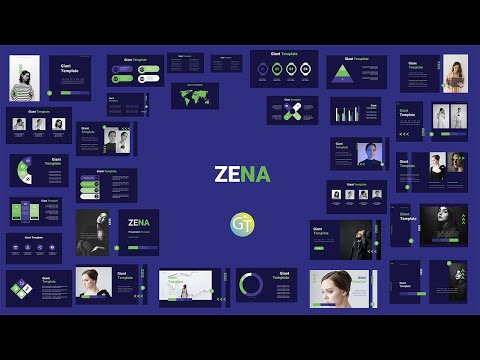 Free Powerpoint template Elegant Blue with morph animation 2022