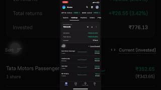 Day 3 of showing my stocks holding #stocks #trading #holding #longterminvesting #groww