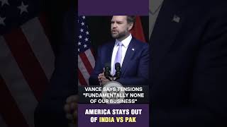 US Vice PresidentVance#IndiaPakistanConflict #USStatement #IndoPakTensions #Geopolitics#BreakingNews