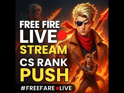 Free Fire Live 🔴 Stream Cs rank Push #freefare #live