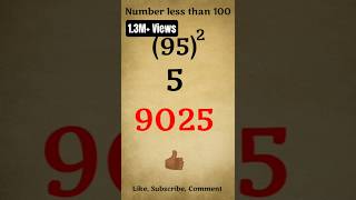 Find Square of Any Number in 2 Seconds | Vedic Maths Tricks For Fast Calculation #vedicmaths #shorts