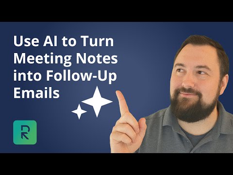 Use AI to Turn Sales Meeting Notes into Perfect Follow‑Up Emails