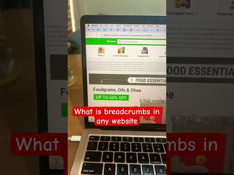 What is breadcrumbs in any website #searchengineoptimization #google