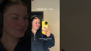 Project 50 | DAY 1 🫧 #project50 #winterarc #winterarcchallenge #fitnesschallenge