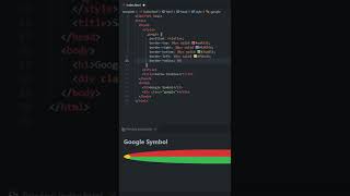 Google Lens using HTML and CSS tutorial for beginners using VSCode IDE #shorts #coding