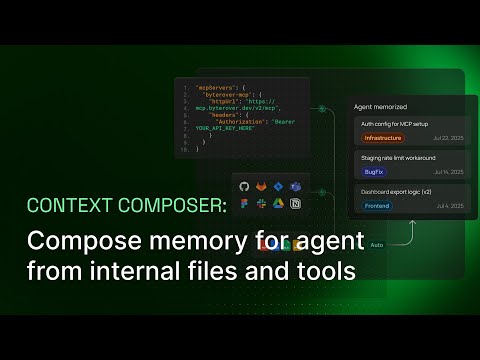 10x context for coding agents from internal files and tools (GitHub, Linear, and more)