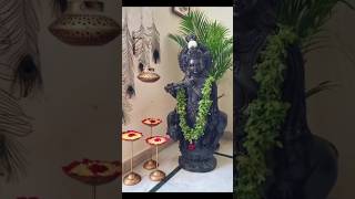 Simple Home Temple Decor | Our Krishna Shrine💫❤️ #KrishnaDecor #FestiveVibes #SimpleHomeDecor #home