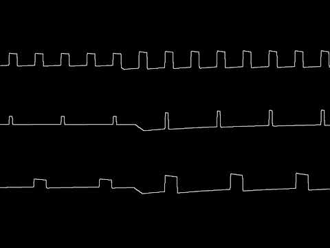 [C64] Flintstones: Yabba Dabba Doo! main theme – oscilloscope view