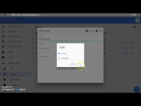 Creating Group