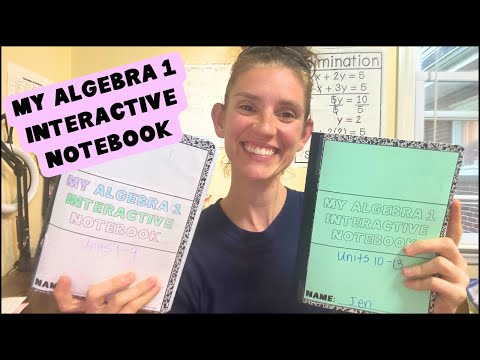 Algebra 1 Interactive Notebook Run Through