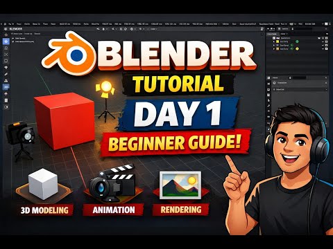 Blender Tutorial Day 1 | Beginner Guide in Tamil