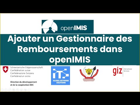 Ajouter un Gestionnaire des Remboursements dans openIMIS