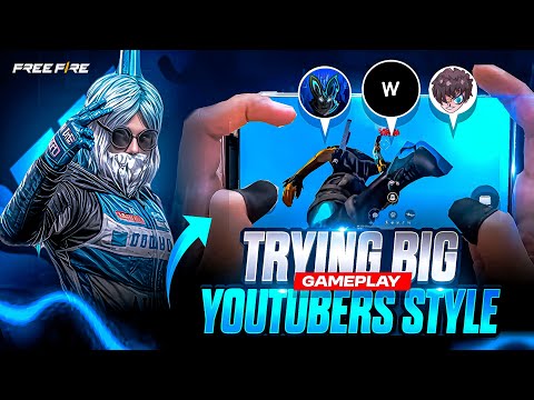 CAN A PAKISTANI MOBILE PLAYER PLAY LIKE BIG YOUTUBERS ? 🤯🔥 | TRYING BIG YOUTUBERS GAMEPLAY STYLE 💀