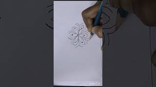 Beginners Rangoli #easyrangoli #simplerangolidesigns #rangoli #kolamdesigns