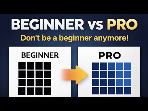 Beginner vs Pro Illustrator Techniques | Grid Design Secrets.