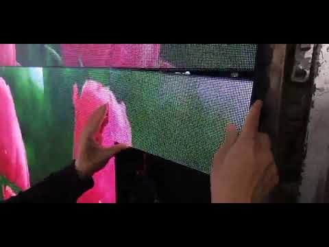 indoor front service led screen video wall installation video
