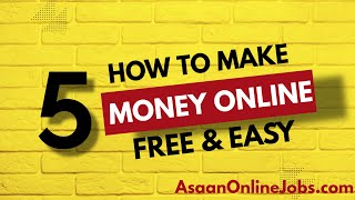 5000/Day From Phone - AsaanOnlineJobs.com Tutorial (Beginner Guide) Make Money Online In Pakistan