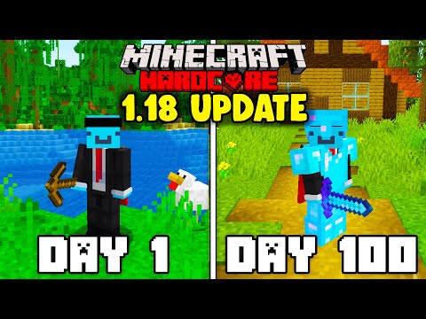 I Survived 100 Days in 1.18 Minecraft Hardcore...