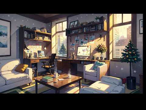 Cozy Winter Study Space 📚 Lofi Vibes for Effective Learning | Loif Study Room [lofi relax/sleep]