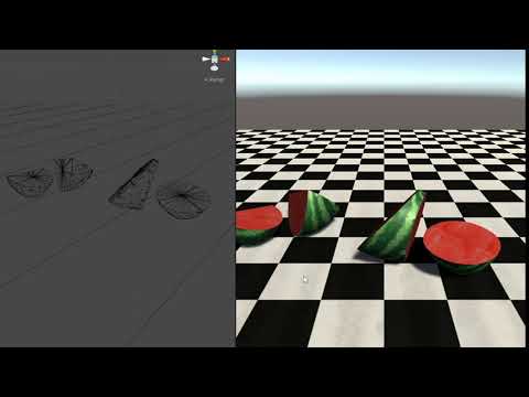 🍉 Unity Mesh Cutting