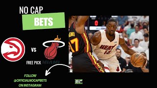 Atlanta Hawks vs Miami - 4/18/25 - Free NBA Pick | NBA Betting Tips | No Cap Bets