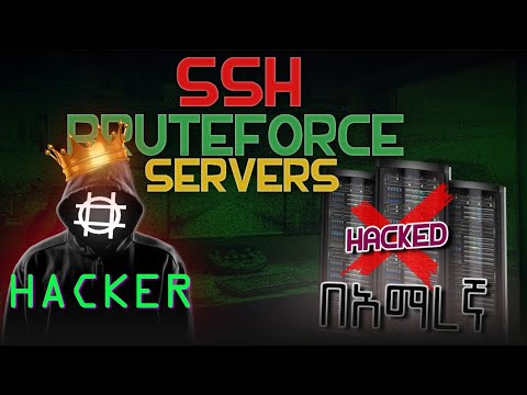 SSH BRUTEFORCE SERVERS | SERVER ሀክ ማድረግያ መንገድ