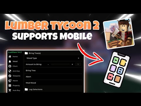 [NEW] lumber tycoon 2 roblox PC/Mobile ¦Auto farm money and wood¦auto buy¦and more @JargoDelacruz