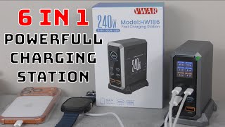 Vwar's POWERFUL Charging Station That Can Charge 6 Of Your Laptops, Smartphones, Watches & More!!