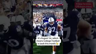 College Football is back this month! #collegefootball #cfb #cfbpredictions #psu #pennstate