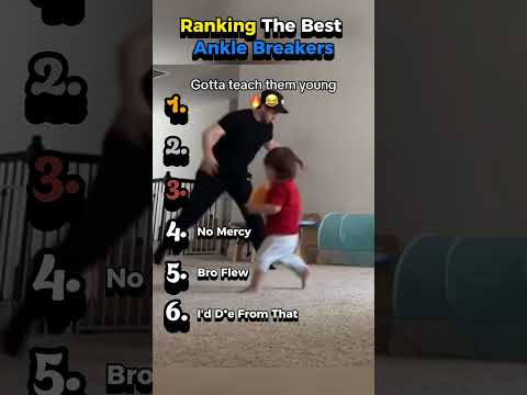 Ranking The Best Ankle Breakers #comedy #funny #crazy #anklebreakers #basketball #anklesbroken
