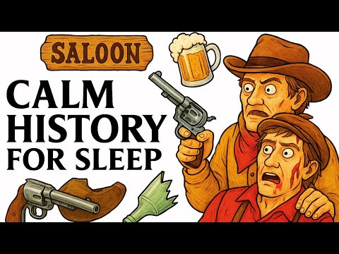 Why Life Was BRUTAL in Wild West Saloons | Boring History For Sleep