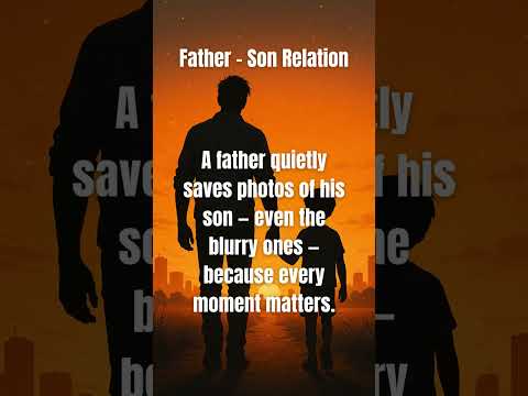 Why Dads Save Every Photo | Emotional Father Son Moment