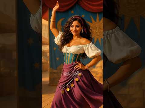 The Hunchback of Notre Dame Brought to Real Life by AI 🏰🔔#hunchbackofnotredame #esmeralda #aiart