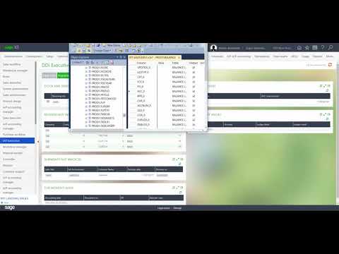 Sage X3 Simulated Year End Entries