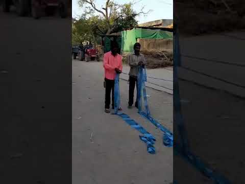 An Old Saree Recycled into a Rope for ₹50/_only within a minute | Rural  Innovation in Action