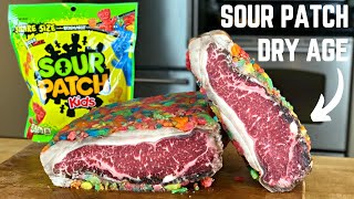Sour patch kids dry age experiment (don't try this at home) #shorts