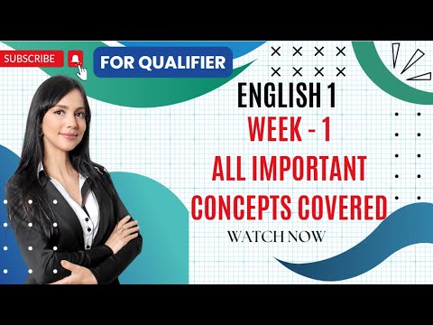 WEEK   1| ALL IMPORTANT TOPICS COVERED #iitmadras #bsdegree #bsdatascience #qualifier